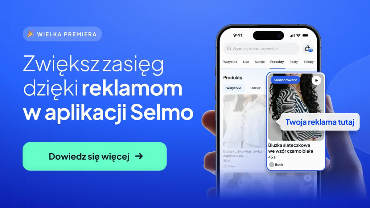 Reklamy w aplikacji Selmo